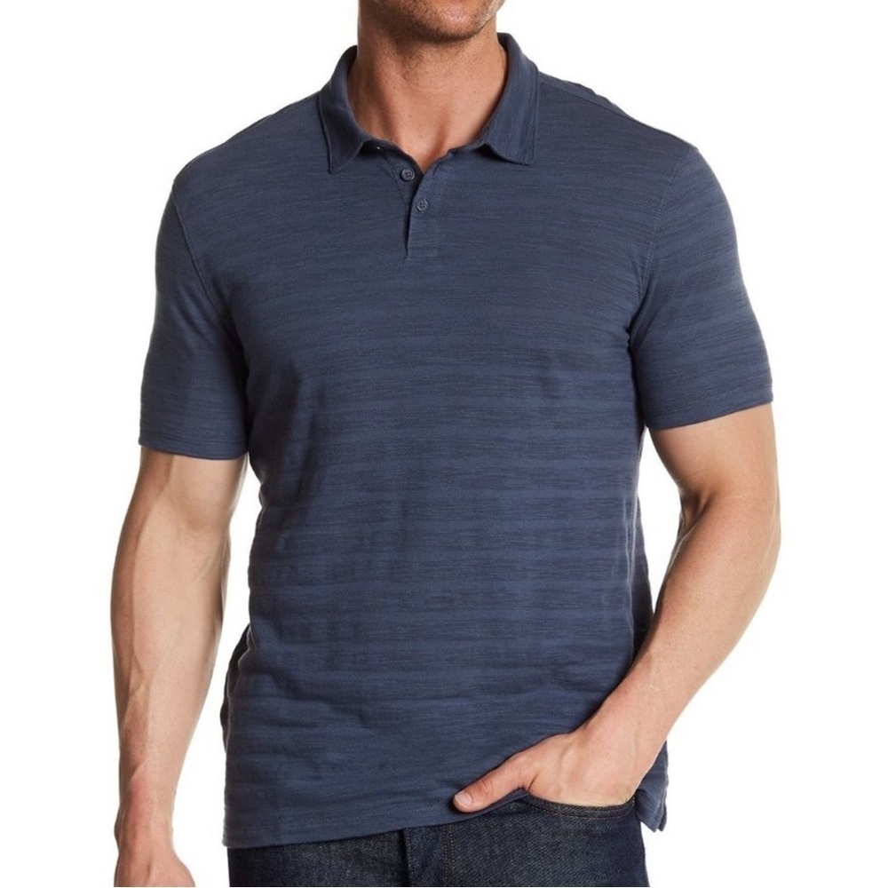 John Varvatos Star USA Men's Short sleeve variegated stripe polo size: XXL